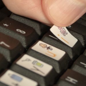 5x Alfapret Toetsenbord stickers