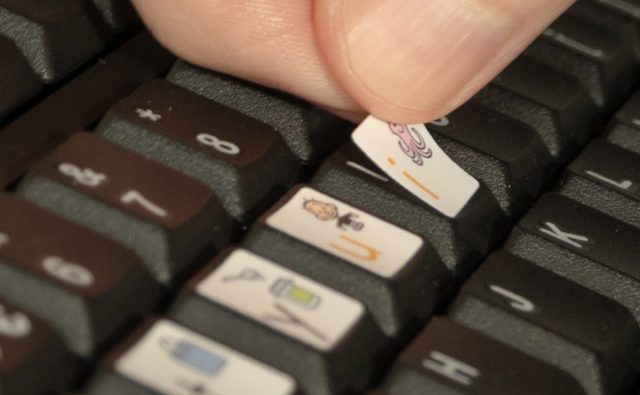 5x Alfapret Toetsenbord stickers - Afbeelding 2